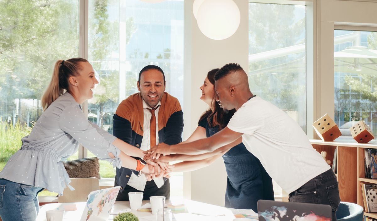 Codemarine team celebrating together